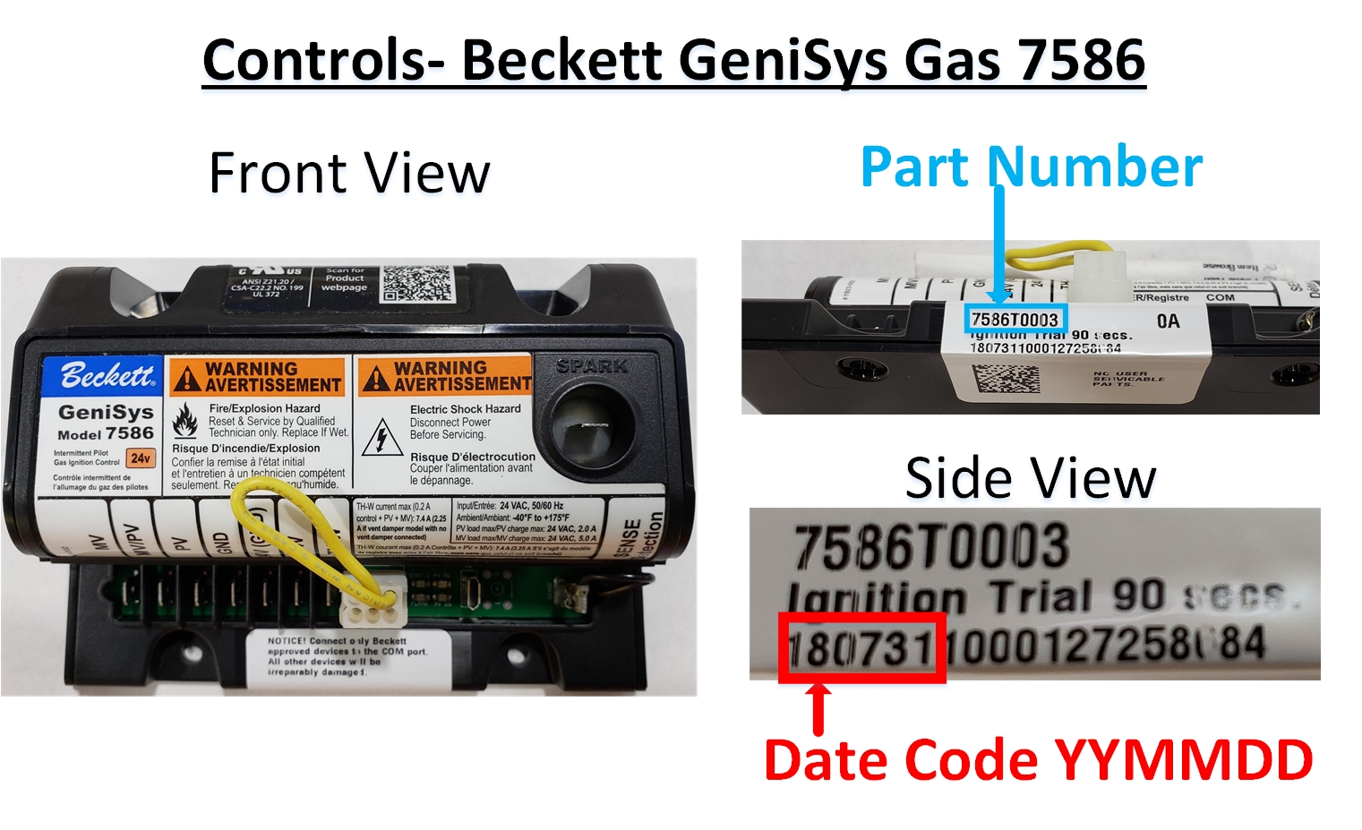 GeniSys Gas Intermittent Pilot Control (7586)