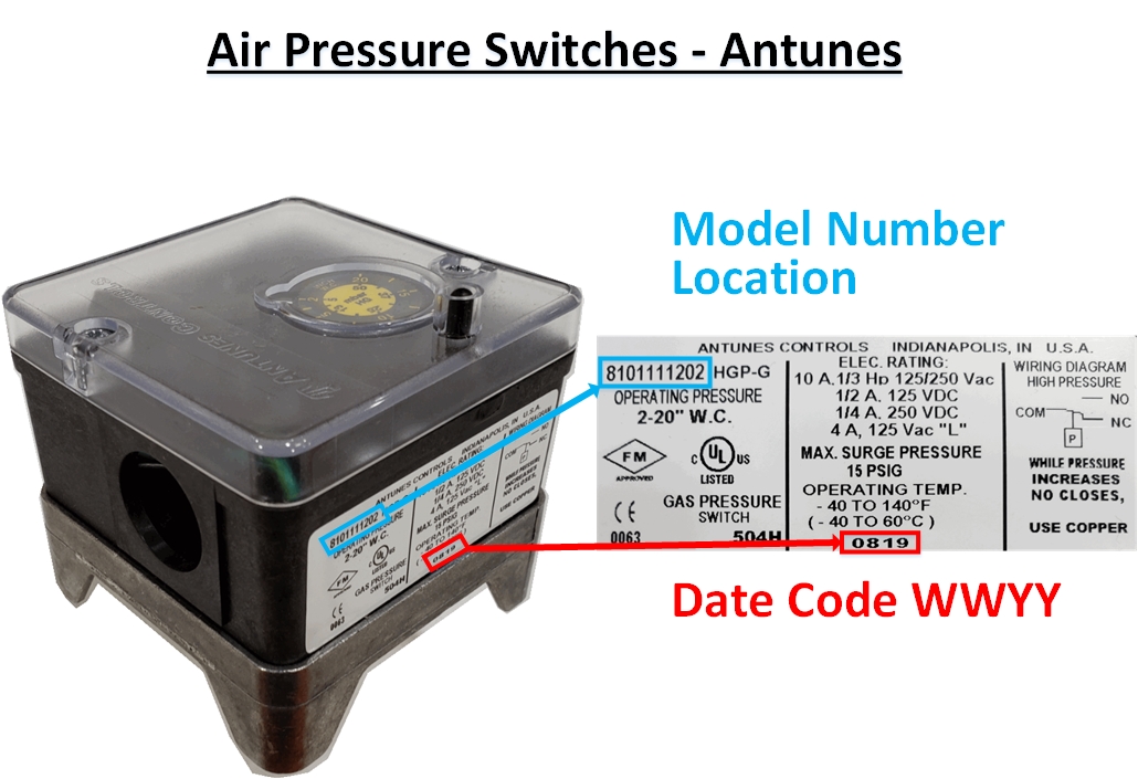 Gas Pressure Switch