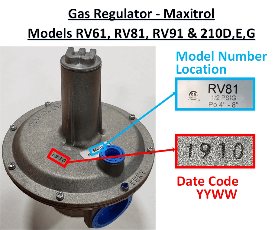 Gas Regulator - Maxitrol