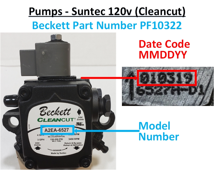 Suntec 120v (Cleancut) Pump