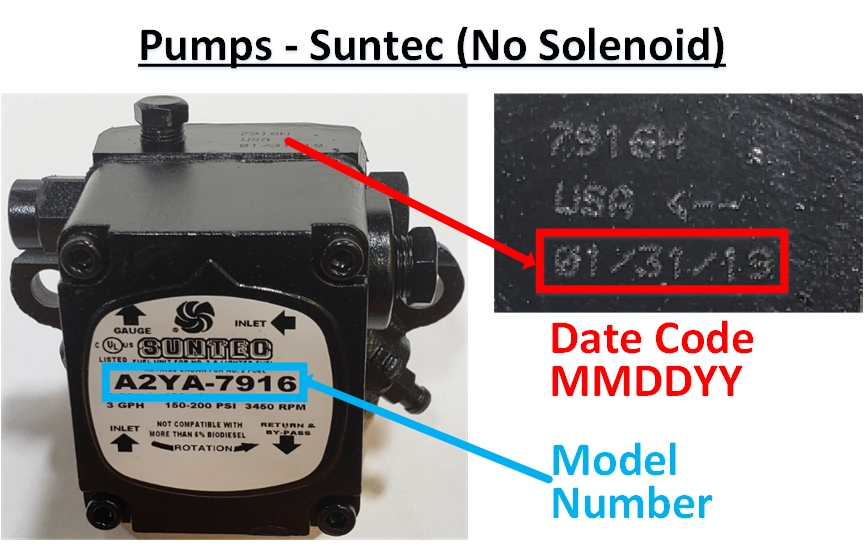 Suntec (No Solenoid) Pump